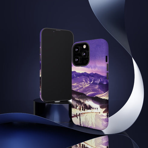 Vail Colorado at Christmas - Impact Resistant Phone Case
